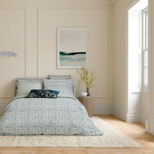 Bedeck of Belfast Dhaka Cotton Duvet Cover Set Super King Duvet Cover + 2 Pillowcases Image
