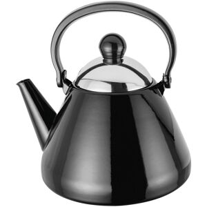 Judge Essentials Enamel, Stove Top Kettle, 1.5L, Enamel, Red Black 1.5L Image