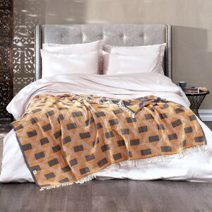 Corrigan Studio Batholo Throw Marigold Orange 130cm W X 190cm L Image