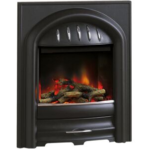 Belfry Heating Sofia Electric Inset Fire Black/Silver 59.6cm H X 49.5cm W X 14.5cm D Image