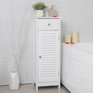 Marlow Home Co. Alyxandria Freestanding Bathroom Cabinet White;White 87cm H X 32cm W X 30cm D Image
