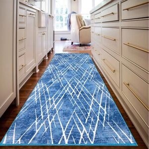 Rio High-Quality Modern Design Bedroom Rugs,Office Carpets, Decorative Runner Rug Home Decor Rugs Blue. Blue Rectangle 120 x 170cm Image