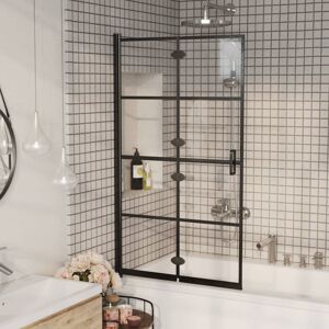 Belfry Bathroom Kleinschmidt Framed Shower Door Black 1,400mm H Image