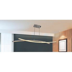 Home Loft Concept Curve LED Kitchen Island Pendant Silver 3cm H X 72cm W X 32cm D Image