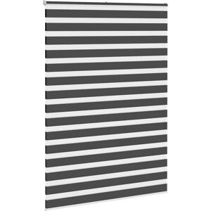 George Oliver Zebra Blind Polyester Black 165cmW x 200cmL Image