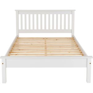 ClassicLiving Monaco Bed White 102.5cm H X 132cm W X 205cm L Image