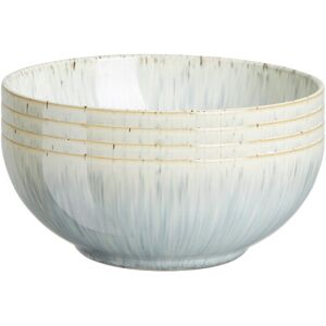 Denby Halo Speckle Coupe Cereal Bowls White;Beige;Light Blue 29cm W Image