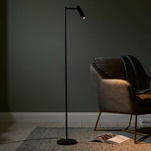 Latitude Run Rossleigh 125cm Reading Floor Lamp Matt Black 125cm H X 29cm D Image
