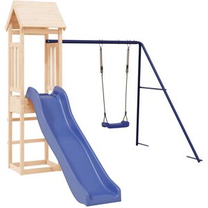 Freeport Park Playhouse With Slide Swing 14 Solid Wood Pine Image