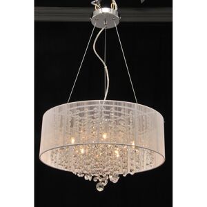 Rosdorf Park Sadler 5-Light Crystal Chandelier Chrome 15cm H X 45cm W X 45cm D Image