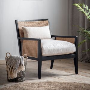 17 Stories Coffeyville Rattan Armchair Beige 84cm H X 70cm W X 83cm D Image