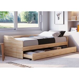 Harriet Bee Sanah Kids Standard with Trundle Nature 90 x 200 cm Image