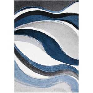 Ivy Bronx Hollywood Power Loomed Area Rug In Grey / Blue Grey / Blue Rectangle 235 x 305cm Image