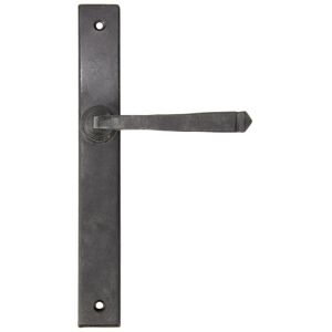 From The Anvil Avon Dummy Door Handle Kit External Beeswax 76cm H X 12.5cm W Image