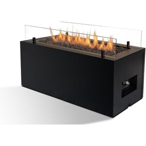 Planika Rio - Outdoor Gas Propane Fire Pit - 10kW with Cover Black Powder Paint 41cm H X 70cm W X 30cm D Image
