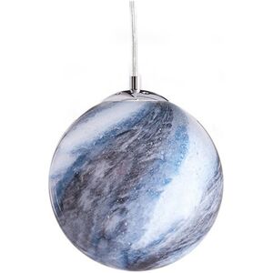 Brayden Studio Artemi 1-Light Globe Pendant Blue/Grey 25cm H X 25cm W X 25cm D Image