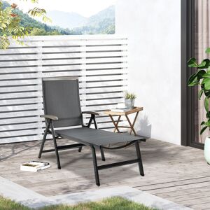 Dakota Fields Lounge Chair Black 111cm H X 69cm W X 144cm L Image