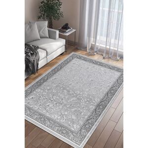 Stylish Home Large Shaggy Rugs Non Slip Living Room Hallway Runner Fluffy Bedroom Carpet Mats Grey Rectangle 200 x 290 cm Image