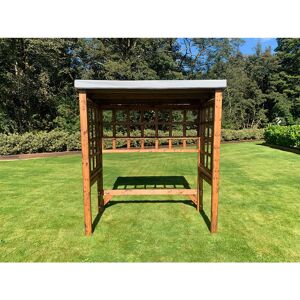Union Rustic Boody 17.2m x 9.2m Patio Gazebo Grey 172cm W X 92cm D X 194cm H Image