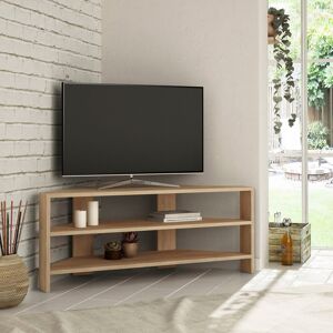 Zipcode Design Beene TV Stand for TVs up to 49" Stylish Corner Media Unit Oak 32" Image