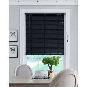 17 Stories Room Darkning Venetian Blind Black 110cmW x 160cmL Image