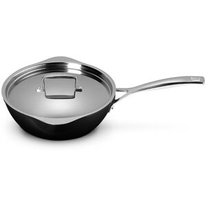 Le Creuset Toughened Non-Stick Chefs Pan with Pouring Spout 24cm Stainless Steel;Black 2.8L Image