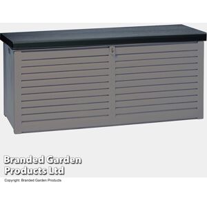 17 Stories Nurdin 490 Litre Plastic Lockable Deck Box Black;Grey;Grey 64cm H X 147cm W X 61cm D Image