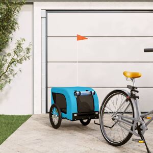 Archie & Oscar Pet Bike Trailer Oxford Fabric and Iron Blue 124 x 50 x 70 cm Image