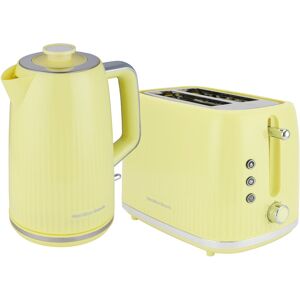 Hamilton Beach Miami 1.7L Kettle and 2 Slice Toaster Set Yellow Image