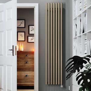 Terma Rolo Room E Cylindrical Shaped Bars Electric Radiator Brown 180cm H x 37cm W Image
