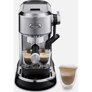 DeLonghi Dedica Maestro Plus Manual Espresso Coffee Machine Silver 0.25L Image