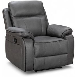 Latitude Run 90cm Wide Standard Recliner Recliner Grey 96cm H X 90cm W X 93cm D Image