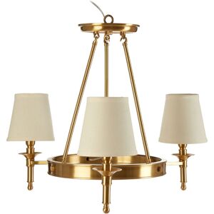 Rosalind Wheeler Bahamas 3-Light Shaded Chandelier Copper 30cm H X 51cm W X 51cm D Image