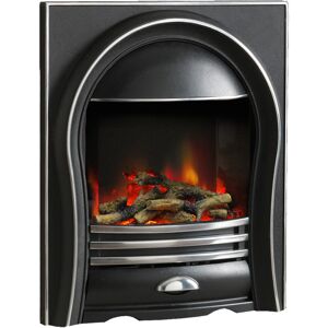 Belfry Heating Rosa Illusion Electric Inset Fire Black 59.6cm H X 49.5cm W X 14.5cm D Image