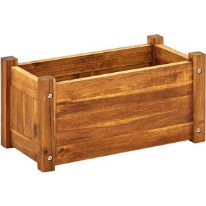 Symple Stuff Wooden Planter Box H25 x W50 x D25cm Image