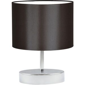 Latitude Run Antinio 24cm Table Lamp Chocolate/Black/Chrome 24cm H X 17cm W X 17cm D Image