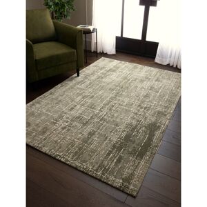 Rio Abrienne Soft Shiny Modern Green Rug Green Rectangle 240 x 340cm Image