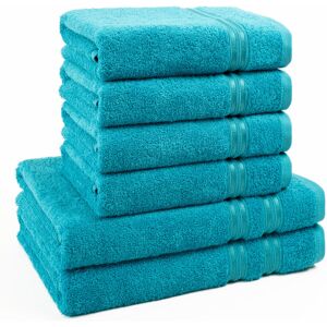 Ebern Designs Rensina Bath Towels Türkis Hand Towel;Bath Towel Image