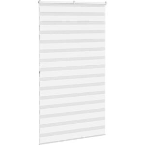 George Oliver Zebra Blind Polyester White 125cmW x 200cmL Image