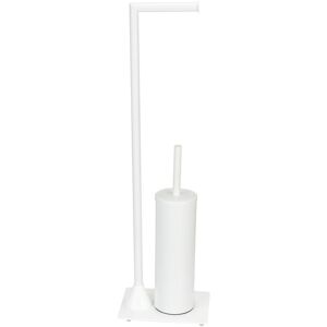 Latitude Run free-standing toilet set Mod. Arihaant white, matt lacquered 69cm H X 15cm W Image