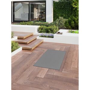 Breakwater Bay Harwington Flatweave Indoor/Outdoor Grey Rug Grey Rectangle 240 x 305cm Image