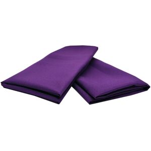 Symple Stuff 100% Polyester 200GSM Napkins Imported High Quality Material Table Ware Dinner Ware Durable Reusable 50PC Purple Image