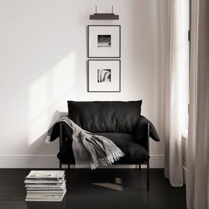 Brayden Studio Bettylou Onyx Chair Black 83cm H X 100cm W X 83cm D Image