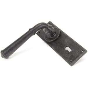 From The Anvil Regency Lock Door Handle Kit External Beeswax 15.2cm H X 100cm W Image