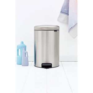 Brabantia NewIcon 20 Litre Soft Closing Pedal Bin Matt Steel 75.71L Image