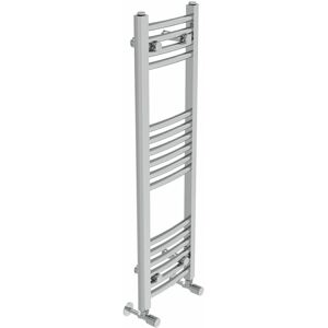 Belfry Heating Cano Curved Heated Towel Rail Radiator Bathroom Ladder Warmer Chrome 100cm H x 30cm W x 3.4cm D Image