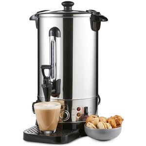 GEEPAS 10L Electric Catering Urn, 1650W Instant Hot Water Boiler Dispenser Silver 10L Image