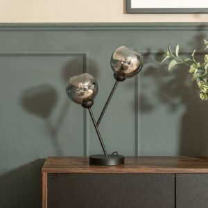 Metro Batiz 22.5cm Black Table Lamp Black 27cm H X 22.5cm W X 40cm D Image