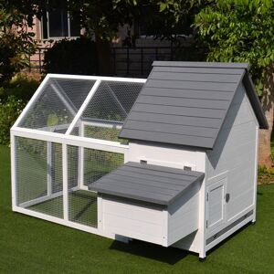 PawHut Torrance Chicken Coop with Chicken Run For Up To 1 Chicken 2.06m² Image