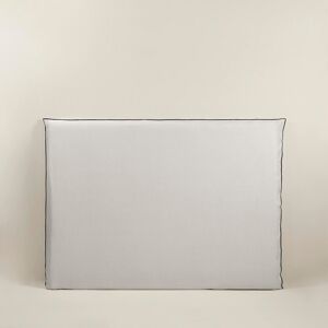 Madura Carlina Linen 100% Zip Headboard Cover Light Beige 134cm H x 170cm W Image